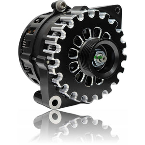 E Series Billet 250A alt - Fits 6/12 CS144 - BLACK finish | B7864250B | by: Mechman @ the lowest price of $524.00