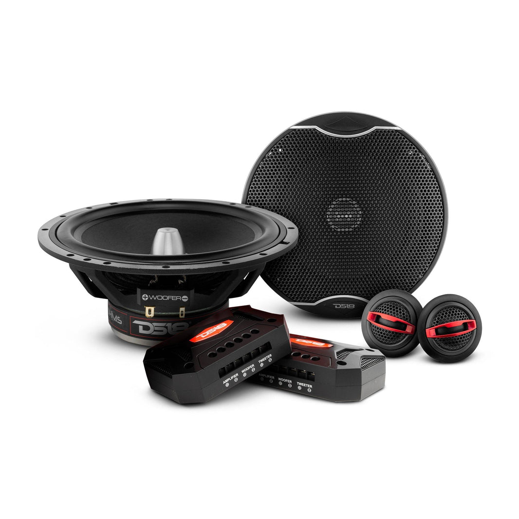 EXL 6.5" 2-Way Component Speaker System 400 Watts 4-Ohms (Pair)