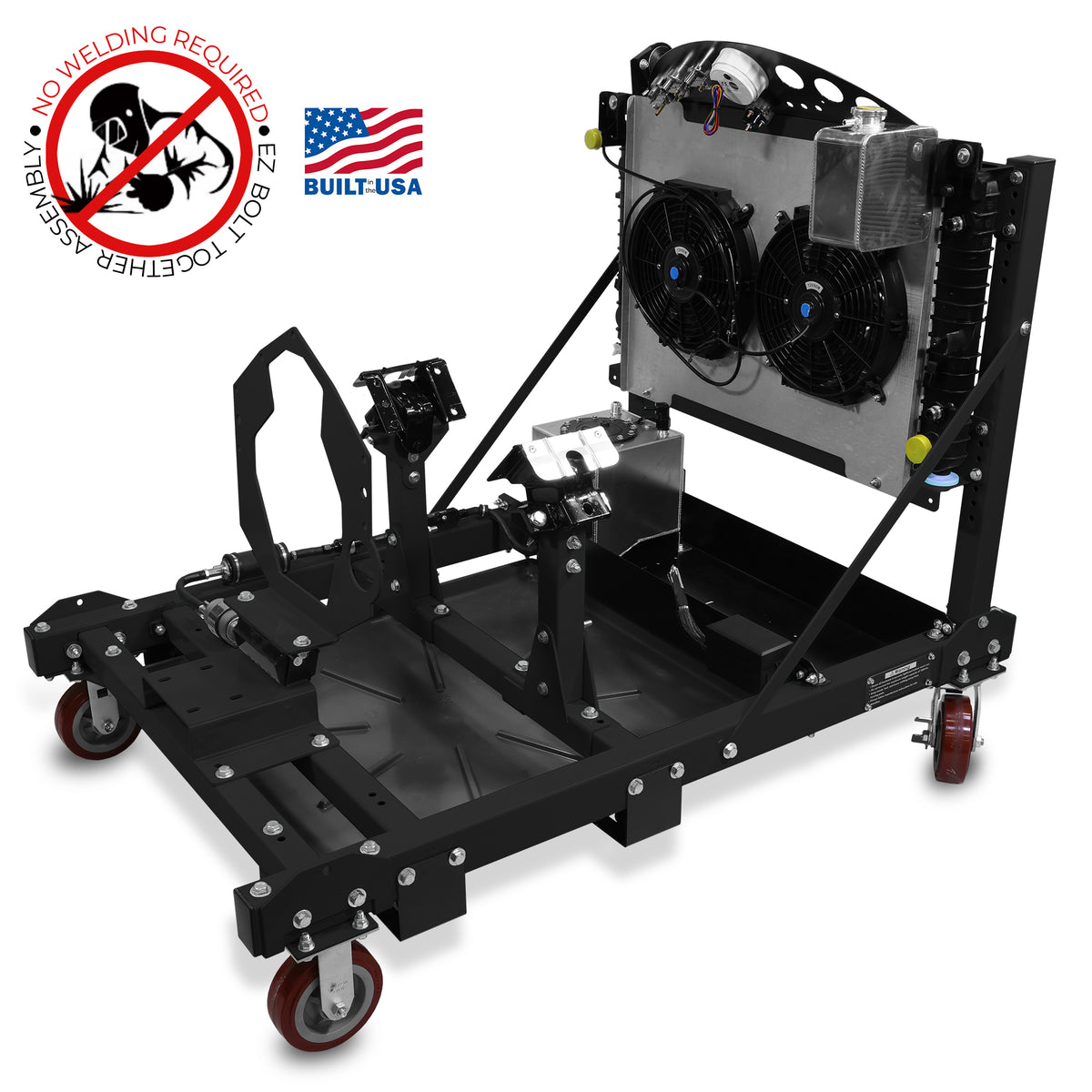 Mechman running engine stand complete system