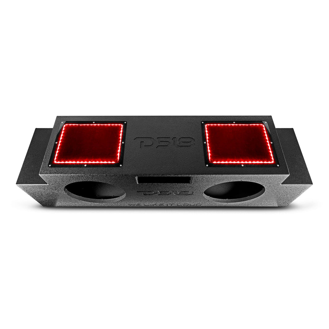 Jeep JKU/JLU Down Firing Subwoofer Enclosure 2 x 12"