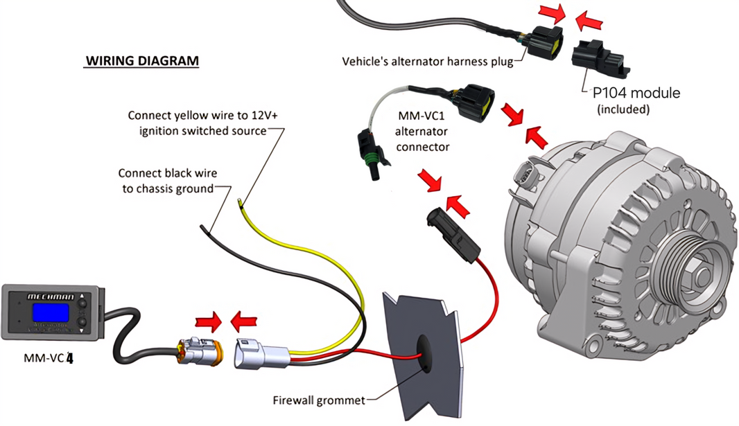 MM-VC4 Most 2011> Ford 3 pin RVC voltage controller | MM-VC4 | by: Mechman @ the lowest price of $139.00