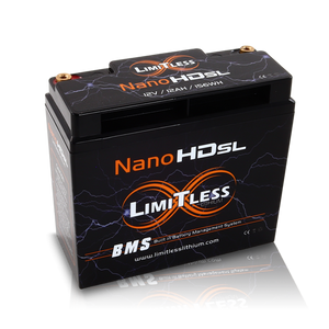 Nano -HD SL 12AH Motorcycle / Power sports Battery (BCI 20 Case)