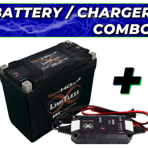 Nano -HD SLv2 12AH Motorcycle / Power sports Battery With 3.5A Battery Maintainer (BCI 20 Case)