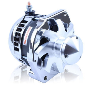 S Series 320 Amp Alternator with 6.15" Bolt Pattern - POLISHED w/ March Pulley | BP572320P-M175 | by: Mechman @ the lowest price of $699.00