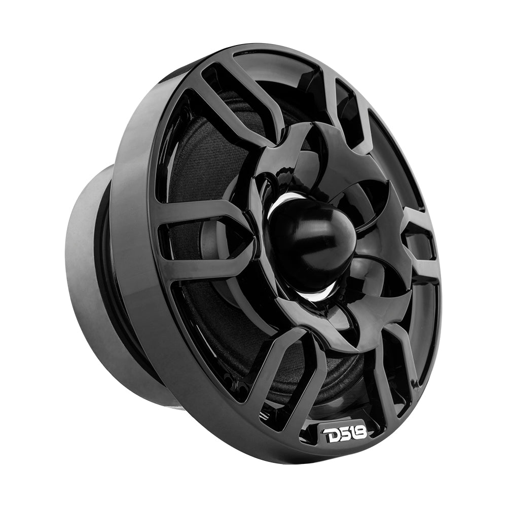 6.5" Speaker Grill with Built-in 1.75" Voice Coil Neodymium Bullet Tweeter 250 Watts