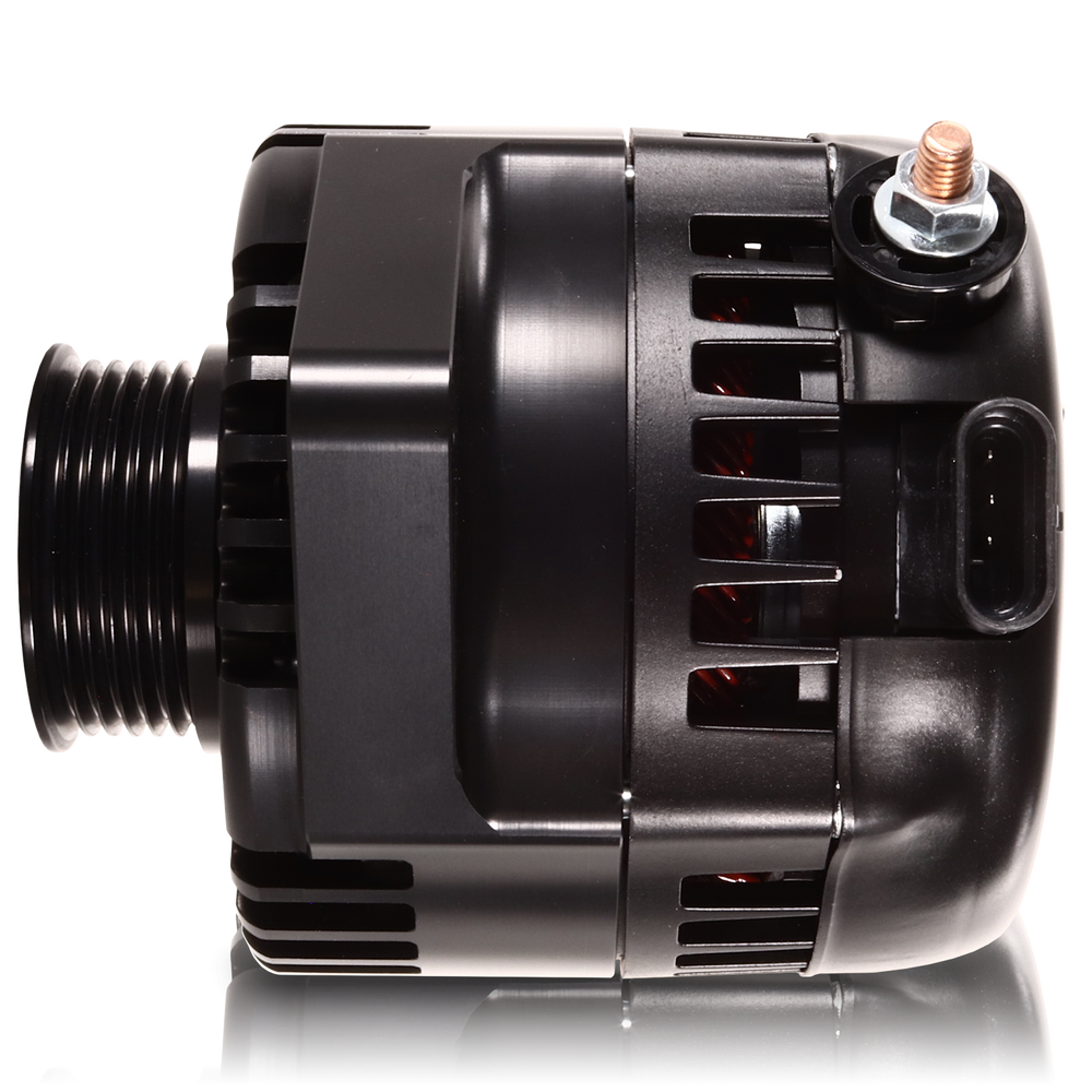 S Series Billet 320a racing alt - 6/12 Ford 6S - Black | B7771320B | by: Mechman @ the lowest price of $599.00
