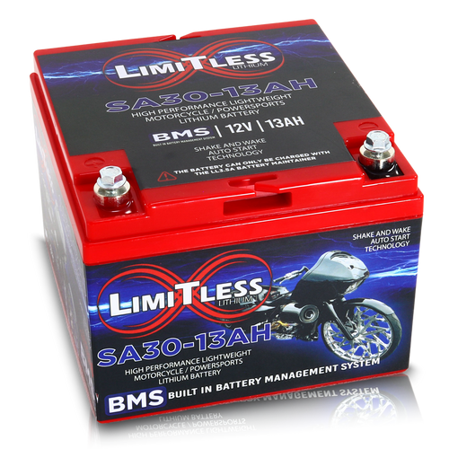 Shake Awake 30 Case 13Ah Smart Motorcycle battery - YES