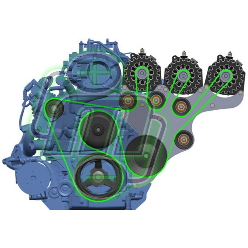 Triple Bracket late 99-13 GM Trucks w/4.8L, 5.3L, 6.0L & 6.2 | D300 | by: Mechman @ the lowest price of $689.00
