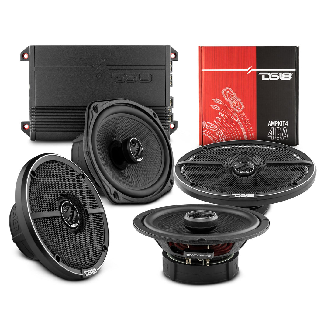 2015-2020 Chevy Colorado Crew and Extended Cab Front and Back Doors Speakers Good Upgrade/Replacement Package 1600 Watts