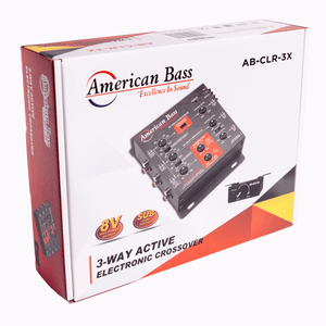 AB-CLR-3X 3-Way Active Electronic Crossover with Subwoofer Level Control - AB-CLR-3X