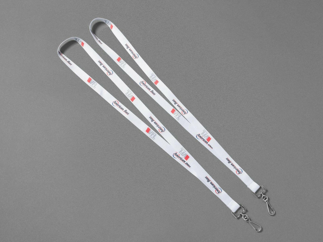 AB VFL Lanyard - White