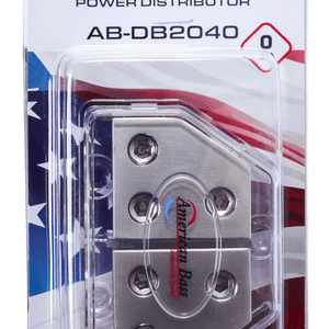 American Bass AB-DB2040 — 0 Gauge Power Distribution Block