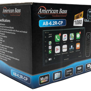 American Bass Car Play Radio 6.2R - AB-6.2R-CARPLAY