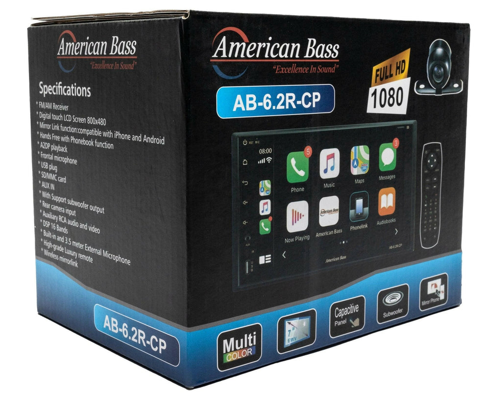 American Bass Car Play Radio 6.2R - AB-6.2R-CARPLAY