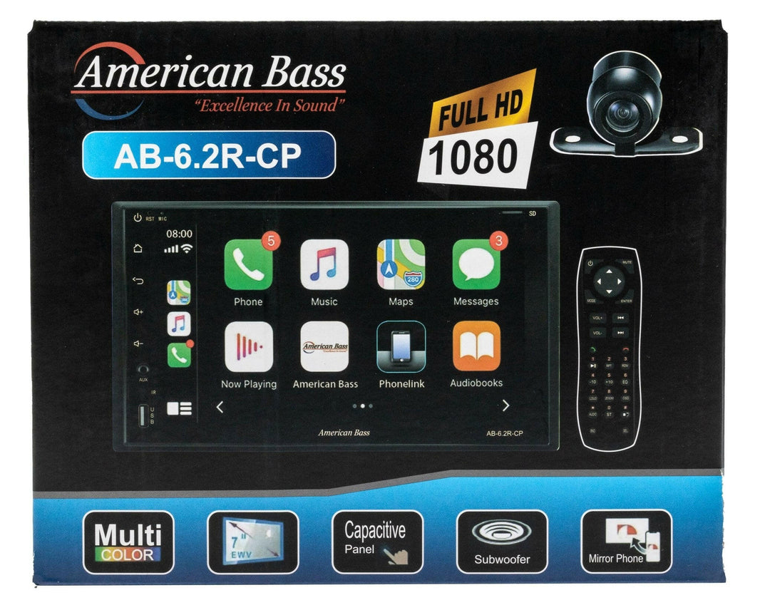 American Bass Car Play Radio 6.2R - AB-6.2R-CARPLAY
