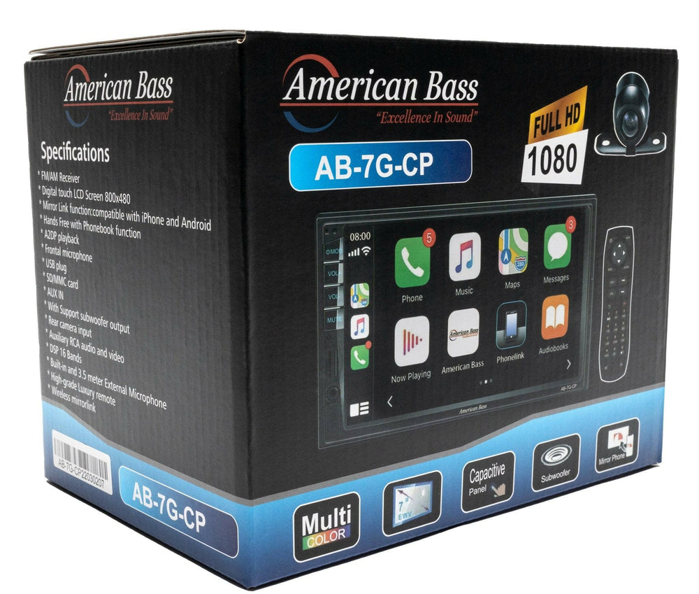 American Bass Car Play Radio 7G - AB-7G-CARPLAY