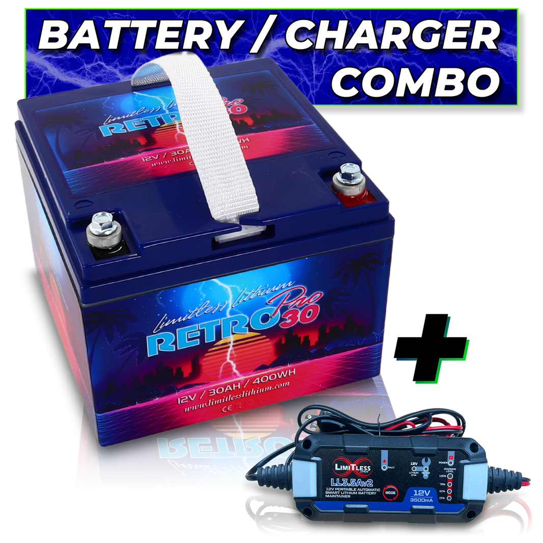Retro Pro 30 Limitless Lithium With 3.5A Battery Maintainer
