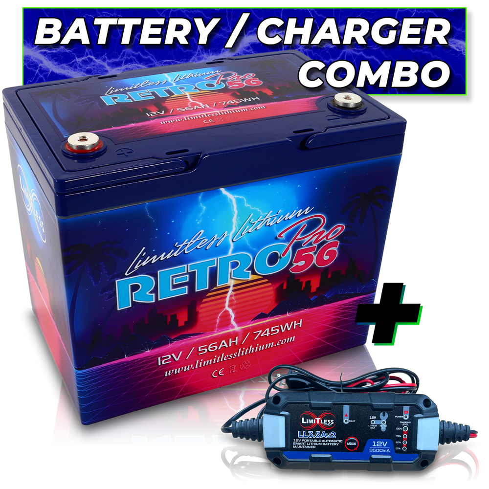 Retro Pro 56 Limitless Lithium with 3.5A Battery Maintainer