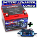 Shake Awake 30 Case 6Ah Smart Motorcycle battery with 3.5A Battery Maintainer