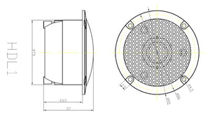 CRESCENDO AUDIO | HDL-1 SUPERTWEETER