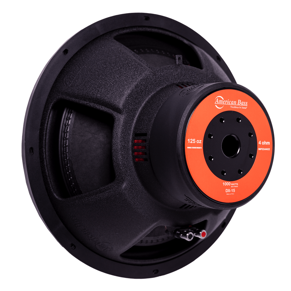 DX 15″  Car Subwoofer | 500 Watts RMS | Single Voice Coil 4 Ohm