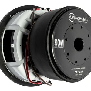 Godfather 12″ Car Subwoofer | 3000 Watts RMS | Dual Voice Coil 1 Ohm or 2 Ohm - 1 Ohm