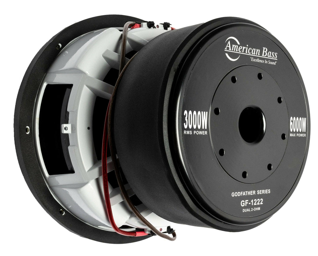 Godfather 12″ Car Subwoofer | 3000 Watts RMS | Dual Voice Coil 1 Ohm or 2 Ohm - 1 Ohm