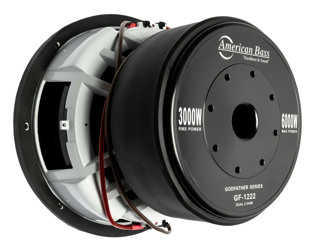 Godfather 12″ Car Subwoofer | 3000 Watts RMS | Dual Voice Coil 1 Ohm or 2 Ohm - 2 Ohm