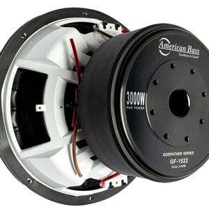 Godfather 15″ Car Subwoofer | 3000 Watts RMS | Dual Voice Coil 1 Ohm or 2 Ohm