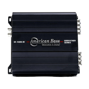 American Bass Godfather 1500.1D  Class D High Performance Digital Monoblock Amplifier - American Bass Godfather 1500.1D