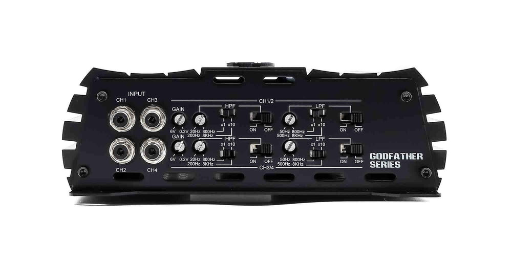 American Bass Godfather 200.4D  Class D High Performance Multichannel Amplifier - American Bass Godfather 200.4D