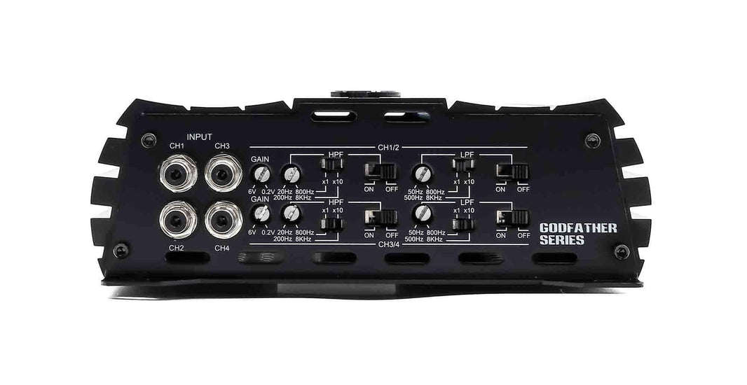 American Bass Godfather 200.4D  Class D High Performance Multichannel Amplifier - American Bass Godfather 200.4D
