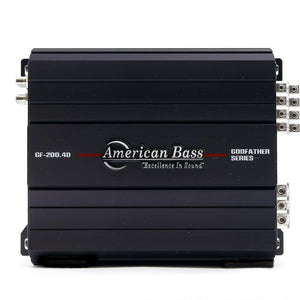 American Bass Godfather 200.4D  Class D High Performance Multichannel Amplifier - American Bass Godfather 200.4D