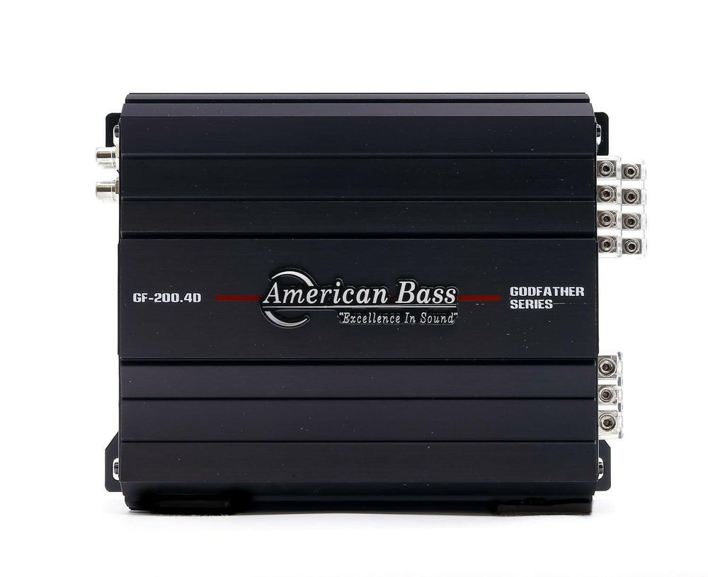 American Bass Godfather 200.4D  Class D High Performance Multichannel Amplifier - American Bass Godfather 200.4D