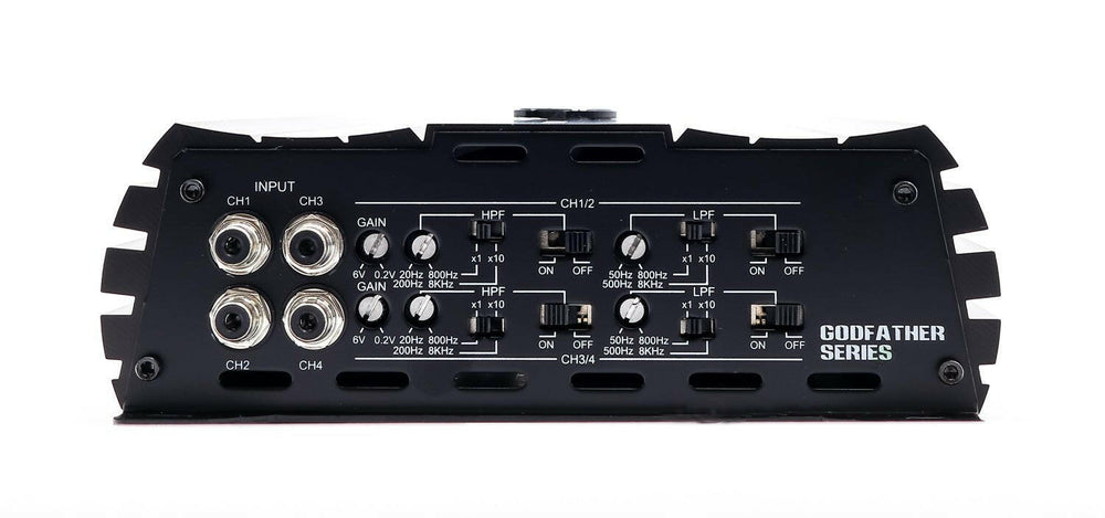 American Bass Godfather 500.4D  Class D High Performance Multichannel Amplifier - American Bass Godfather 500.4D