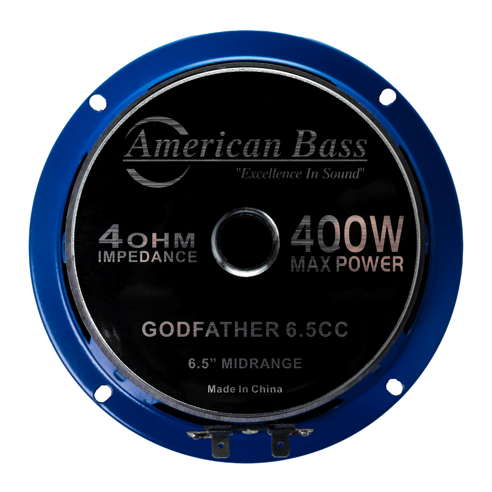 Godfather 6.5 Carbon Cone Midrange Speakers | 200 Watts (Pair) - 200 Watts (Pair)