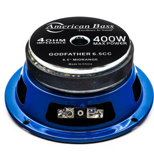 Godfather 6.5 Carbon Cone Midrange Speakers | 200 Watts (Pair) - 200 Watts (Pair)