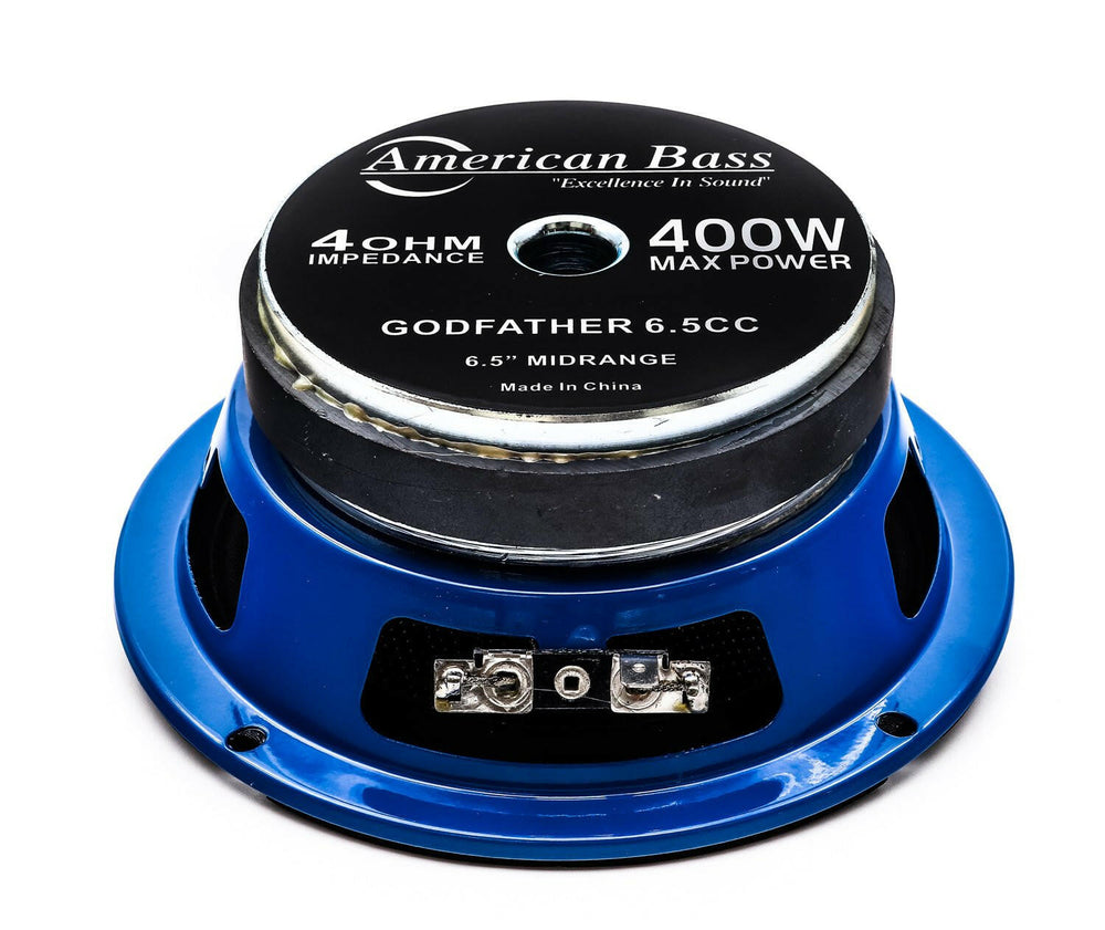 Godfather 6.5 Carbon Cone Midrange Speakers | 200 Watts (Pair) - 200 Watts (Pair)