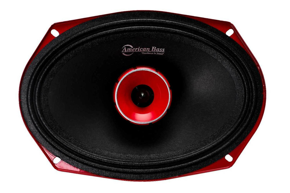 Godfather 6x9 Midrange Speakers w/Tweeter | 300 Watts (Pair) - 300 Watts (Pair)