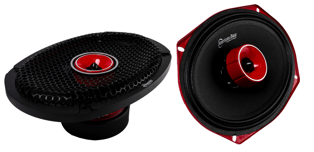 Godfather 6x9 Midrange Speakers w/Tweeter | 300 Watts (Pair) - 300 Watts (Pair)