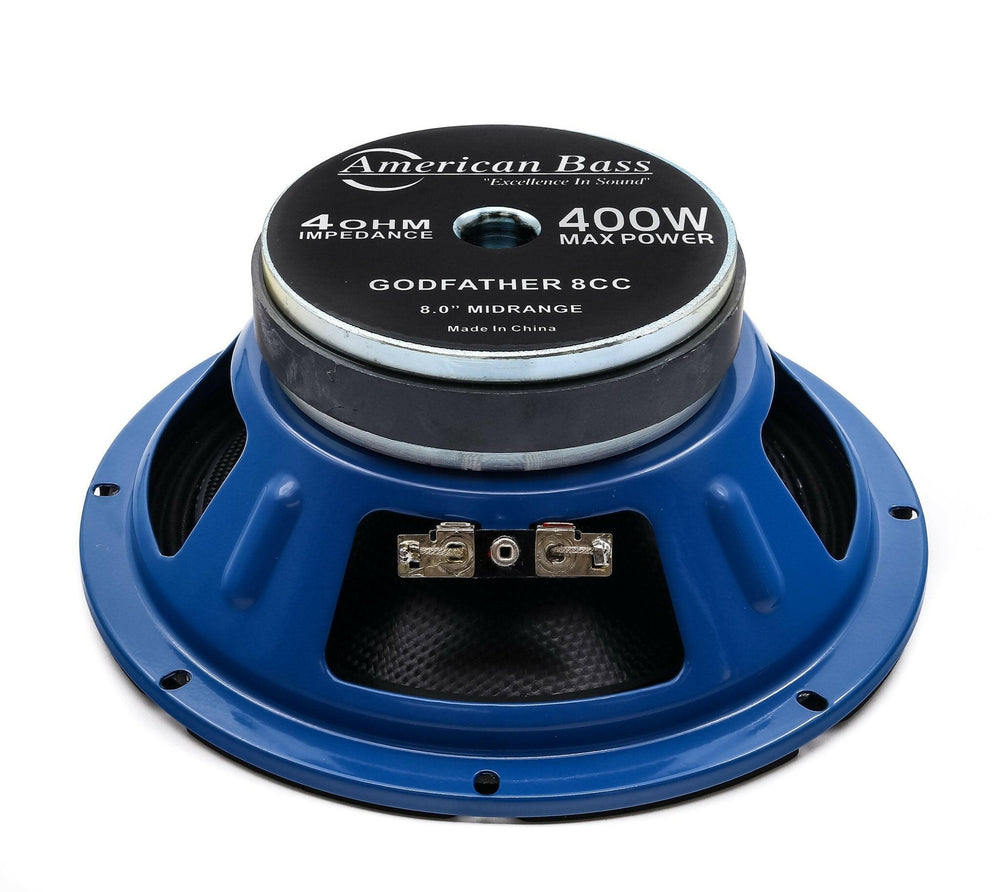 Godfather 8" Carbon Cone Midrange Speaker | 200 Watts - 200 Watts