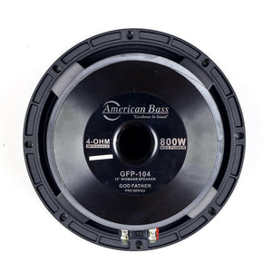 Godfather Pro Cast 10" Midbass Speaker | 400 Watts - 400 Watts