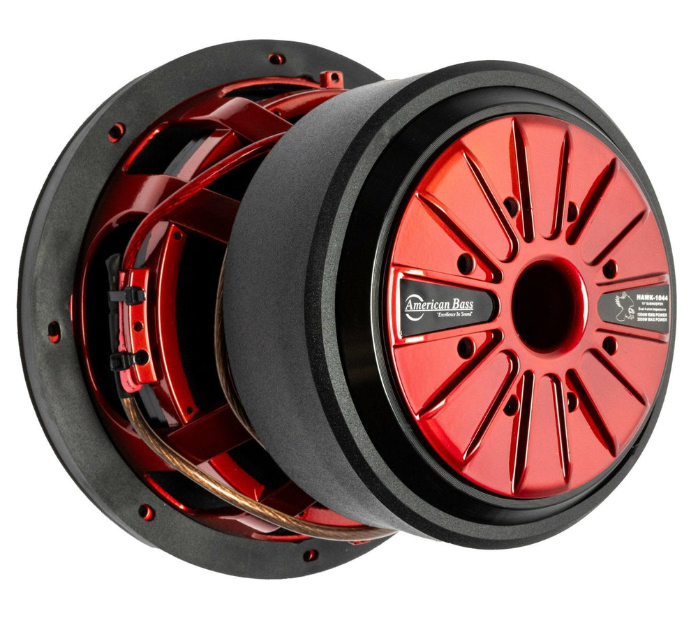 HAWK 10″ Car Subwoofer | 1500 Watts RMS | Dual Voice Coil 4 Ohm - 4 Ohm