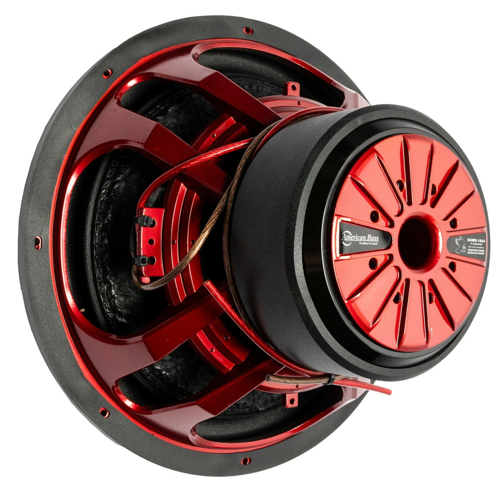 HAWK 15″ Car Subwoofer | 1500 Watts RMS | Dual Voice Coil 4 Ohm - 4 Ohm