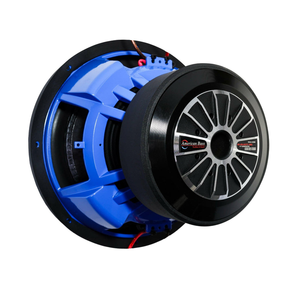 HD Velocity 15"  Car Subwoofer |  2200  Watts RMS | Dual Voice Coil 1 Ohm or 2 Ohm