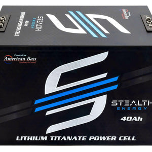 ABLT-40 American Bass Audio 13.8V LTO Battery | 40Ah Lithium Titanate Battery | Ultra-Lightweight, High-Power LTO Battery - 40Ah Lithium Titanate