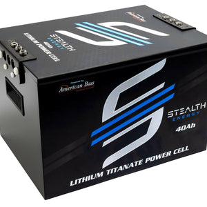 ABLT-40 American Bass Audio 13.8V LTO Battery | 40Ah Lithium Titanate Battery | Ultra-Lightweight, High-Power LTO Battery - 40Ah Lithium Titanate