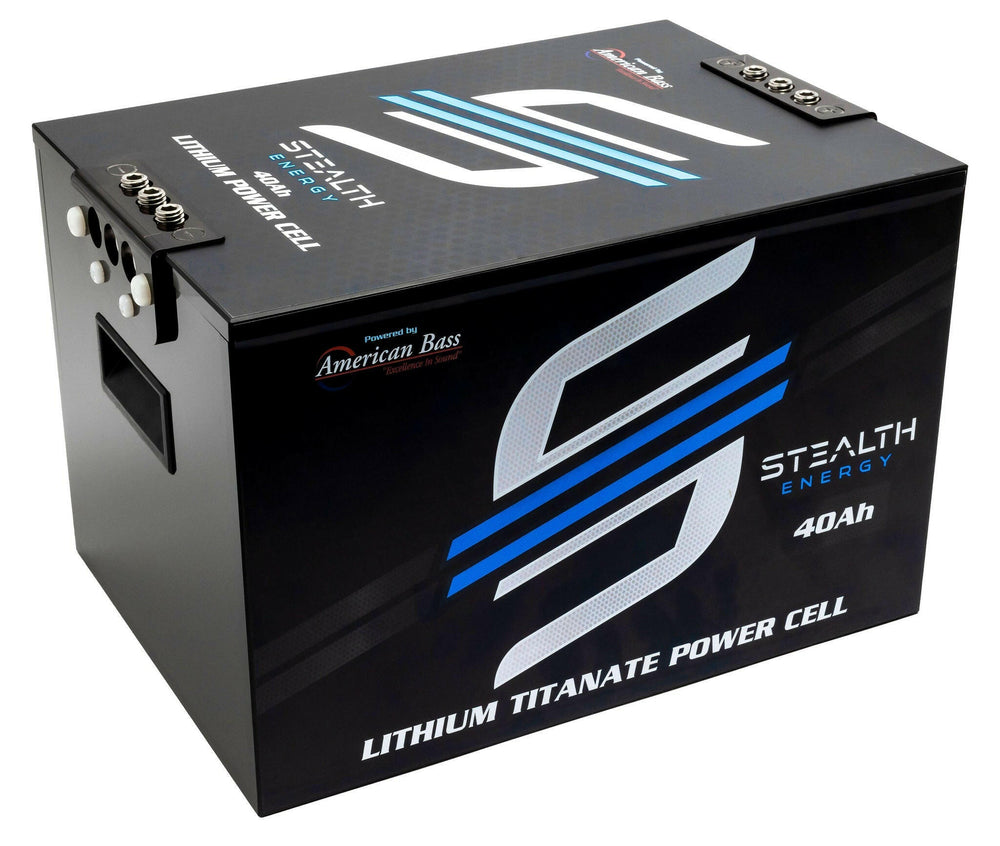 ABLT-40 American Bass Audio 13.8V LTO Battery | 40Ah Lithium Titanate Battery | Ultra-Lightweight, High-Power LTO Battery - 40Ah Lithium Titanate