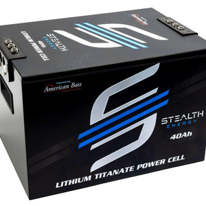 ABLT-40 American Bass Audio 13.8V LTO Battery | 40Ah Lithium Titanate Battery | Ultra-Lightweight, High-Power LTO Battery - 40Ah Lithium Titanate