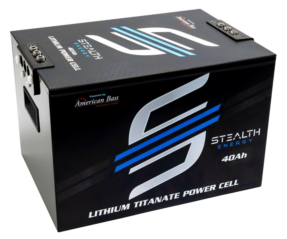 ABLT-40 American Bass Audio 13.8V LTO Battery | 40Ah Lithium Titanate Battery | Ultra-Lightweight, High-Power LTO Battery - 40Ah Lithium Titanate